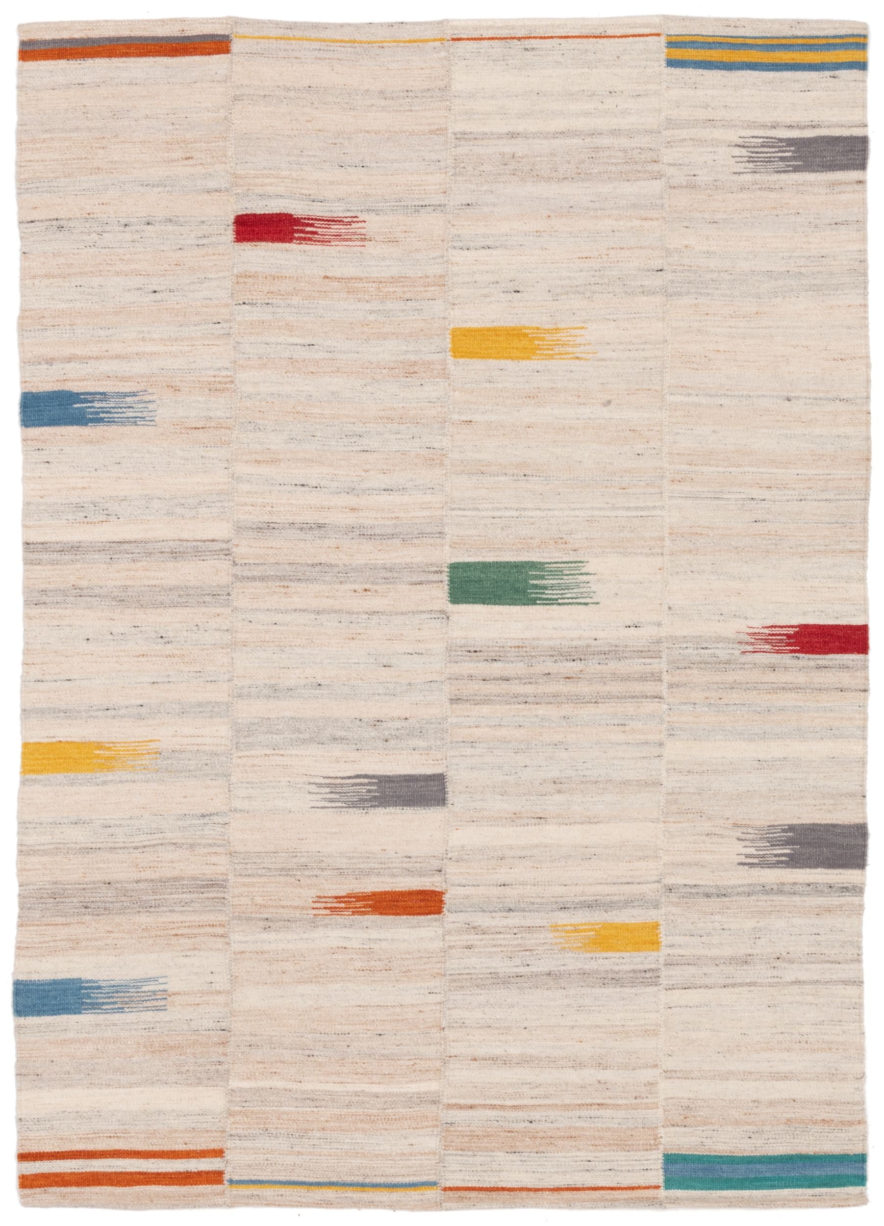 STARK Fiana 100% Wool Flatweave Handmade Geometric Rug